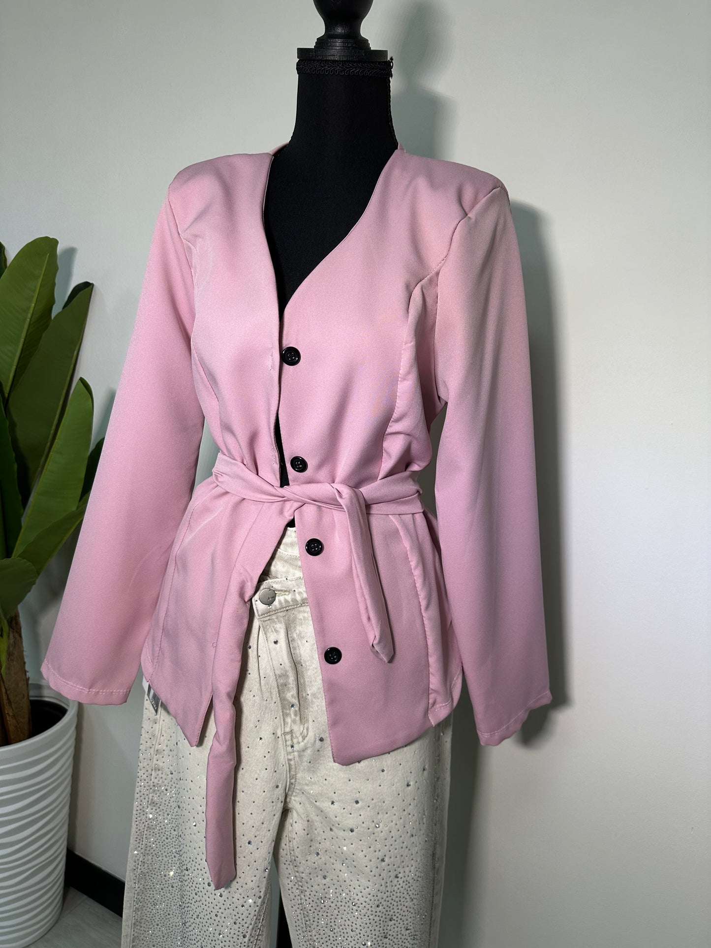 Blazer con cintura