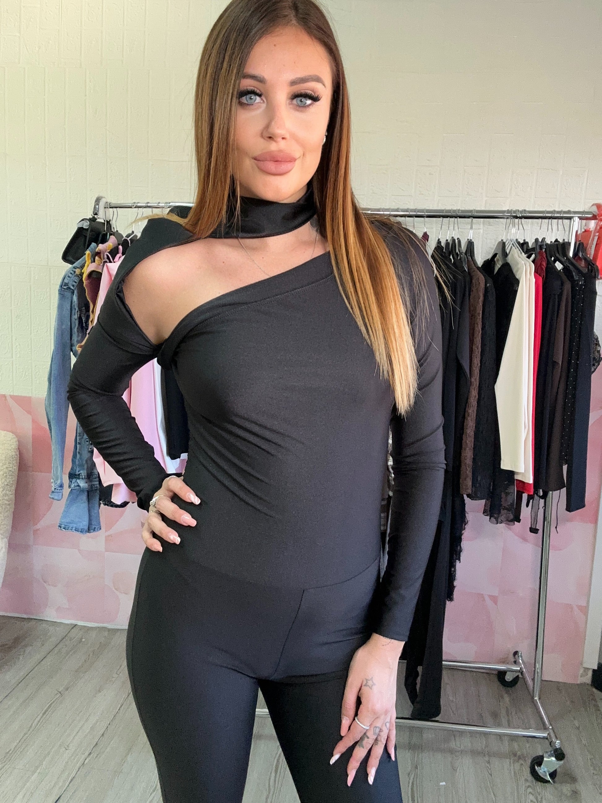 Jumpsuite nera - JE_MI