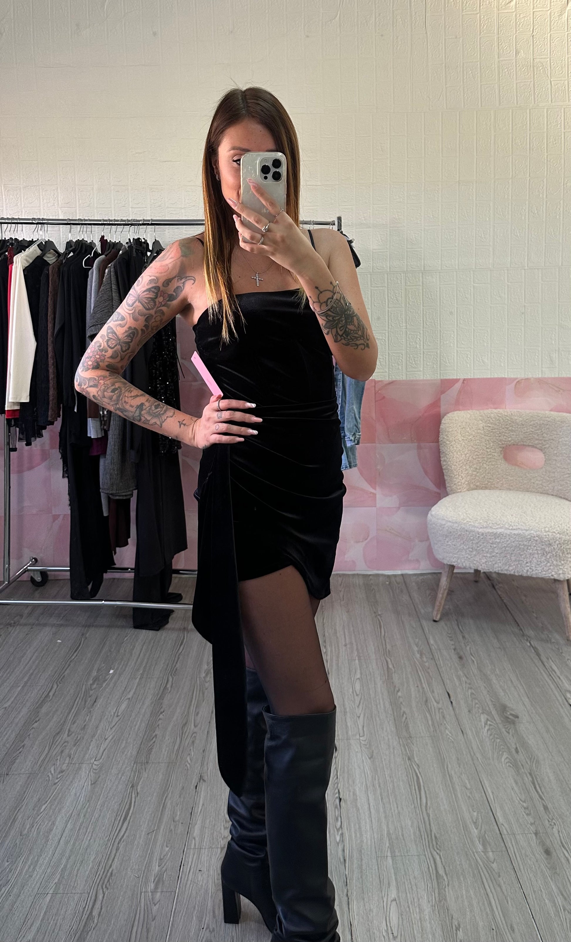 Vestito in velluto - JE_MI