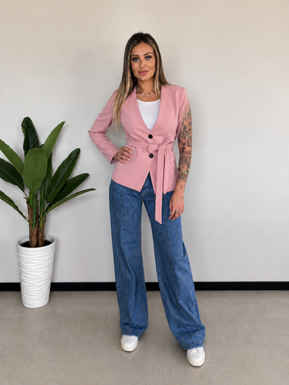 Blazer con cintura