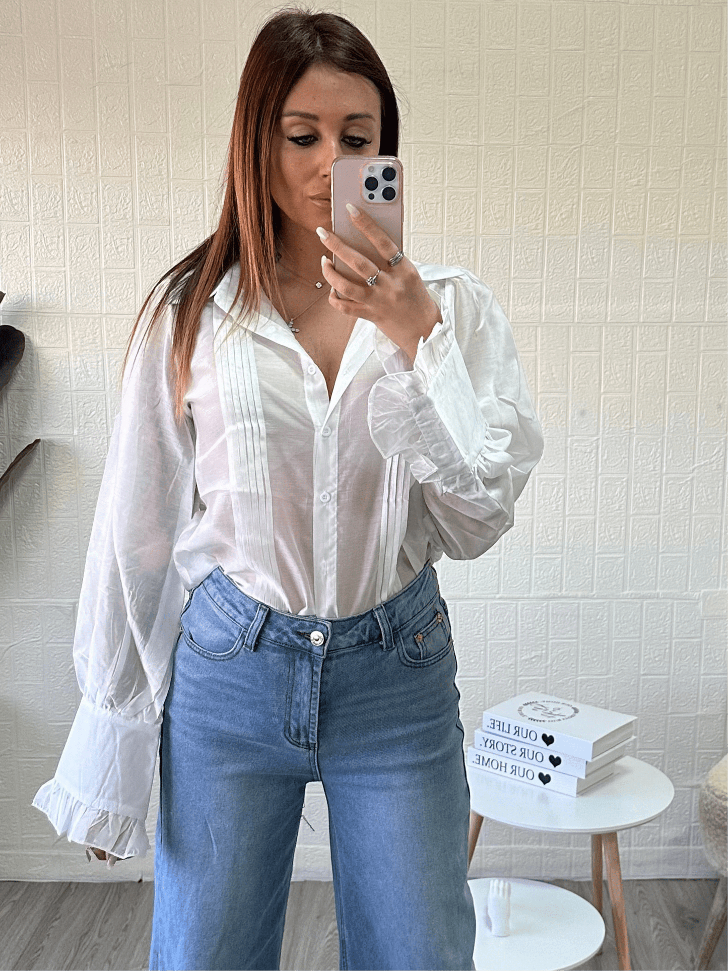 Camicia con maniche a sbuffo - JE_MI