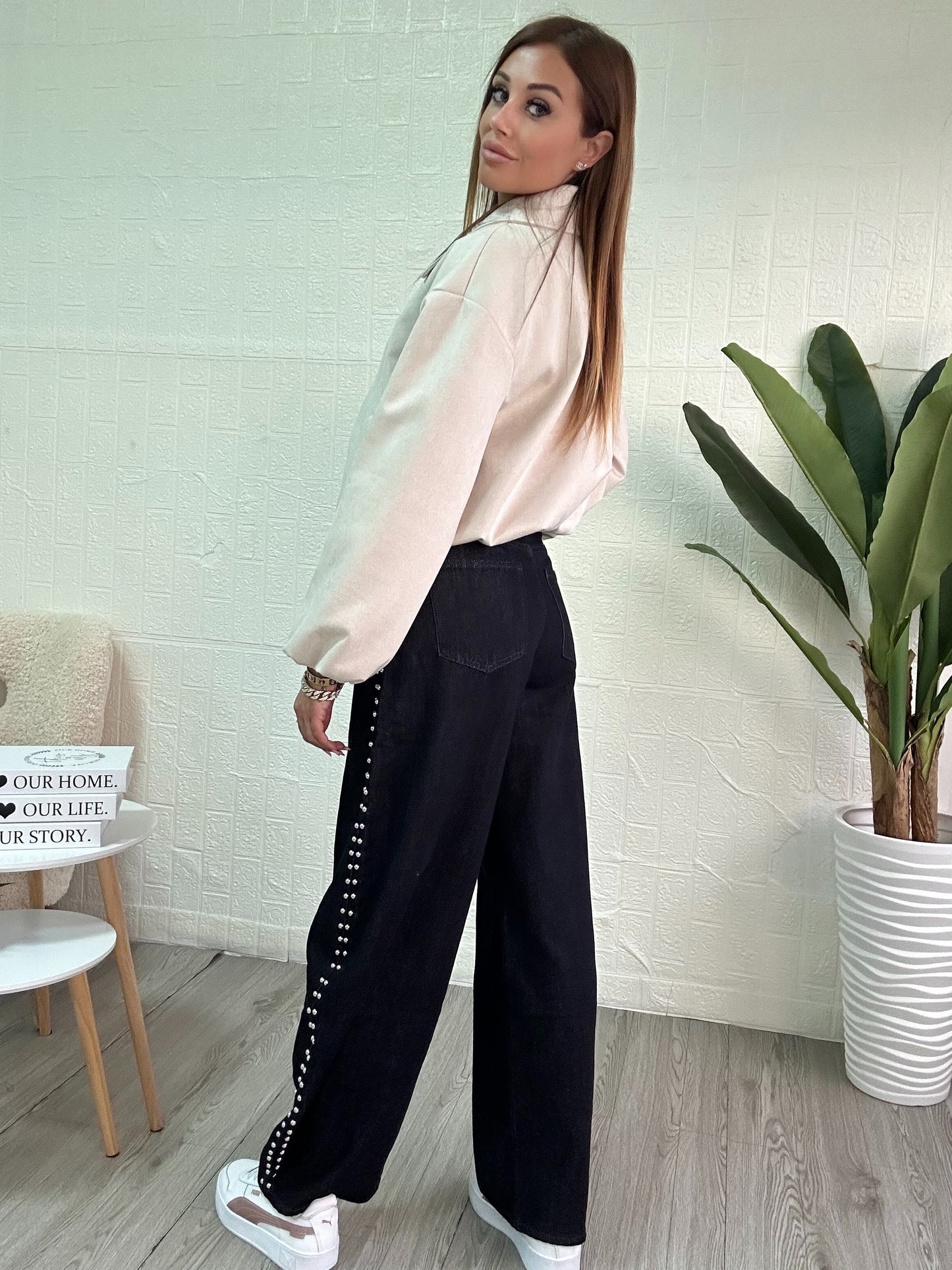 Jeans Balloon Borchiati - JE_MI