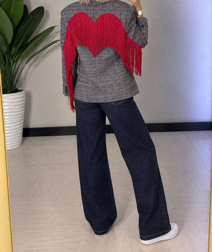 Blazer frange western by Lumina