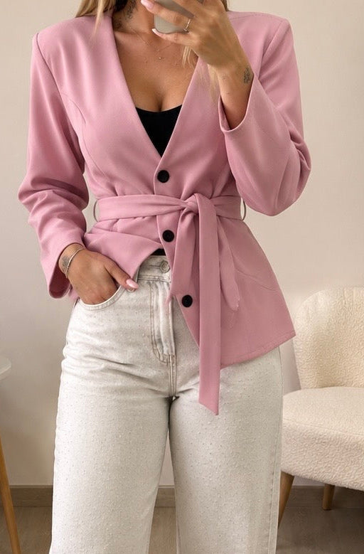 Blazer con cintura