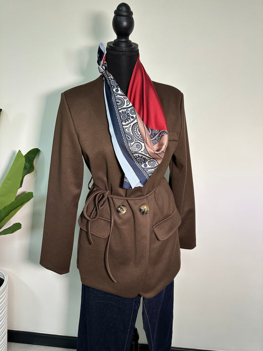 Giacca Blazer con foulard