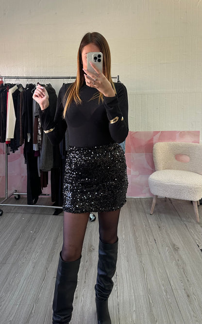 Gonna nera glitter - JE_MI