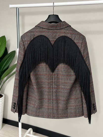 Blazer frange western by Lumina