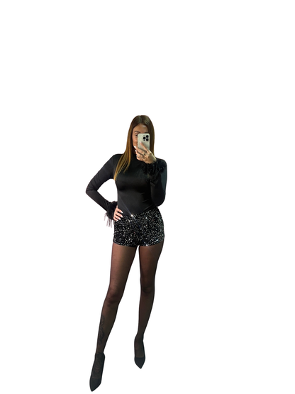 Pantalone con glitter