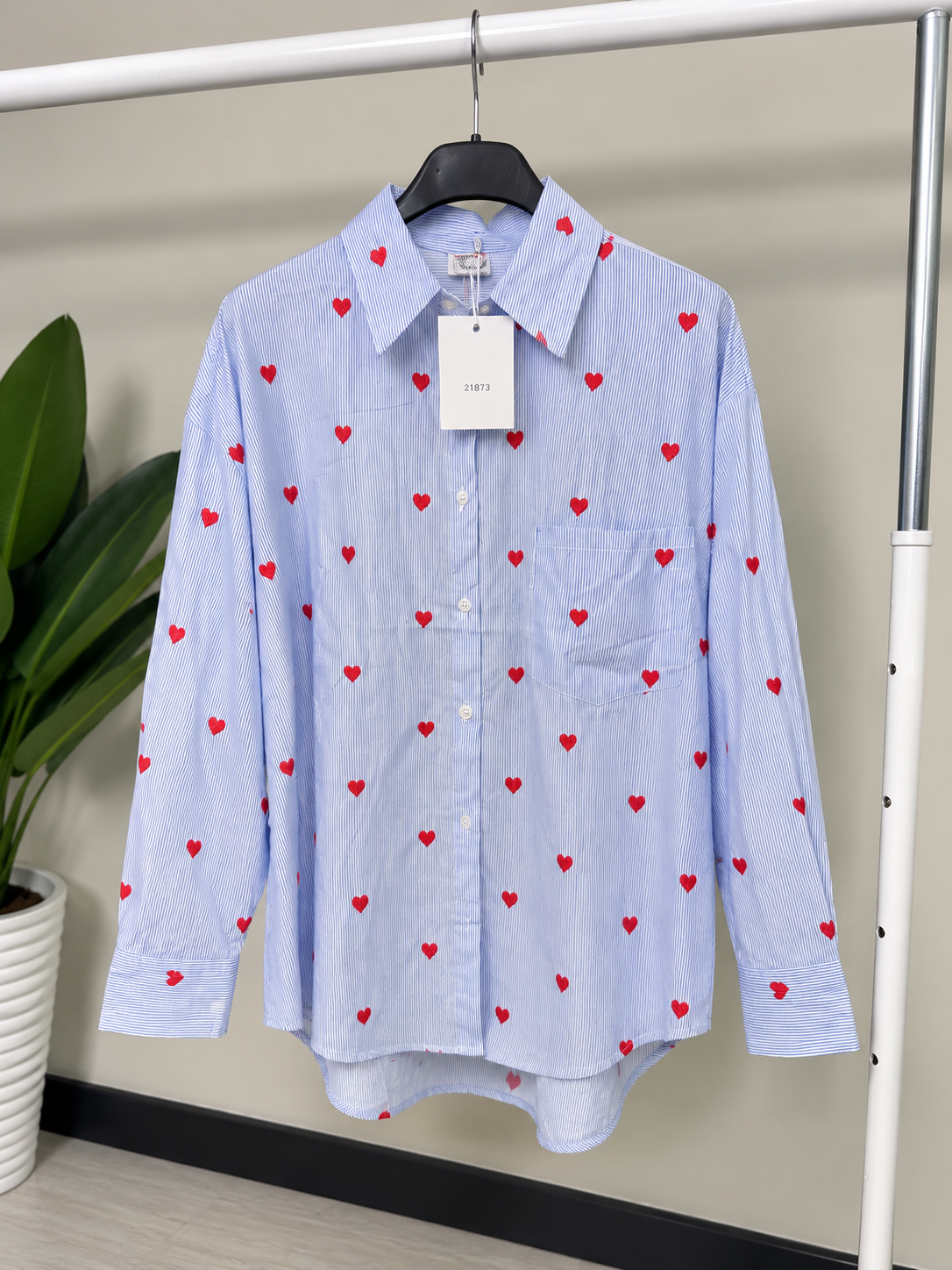 Camicia con cuori