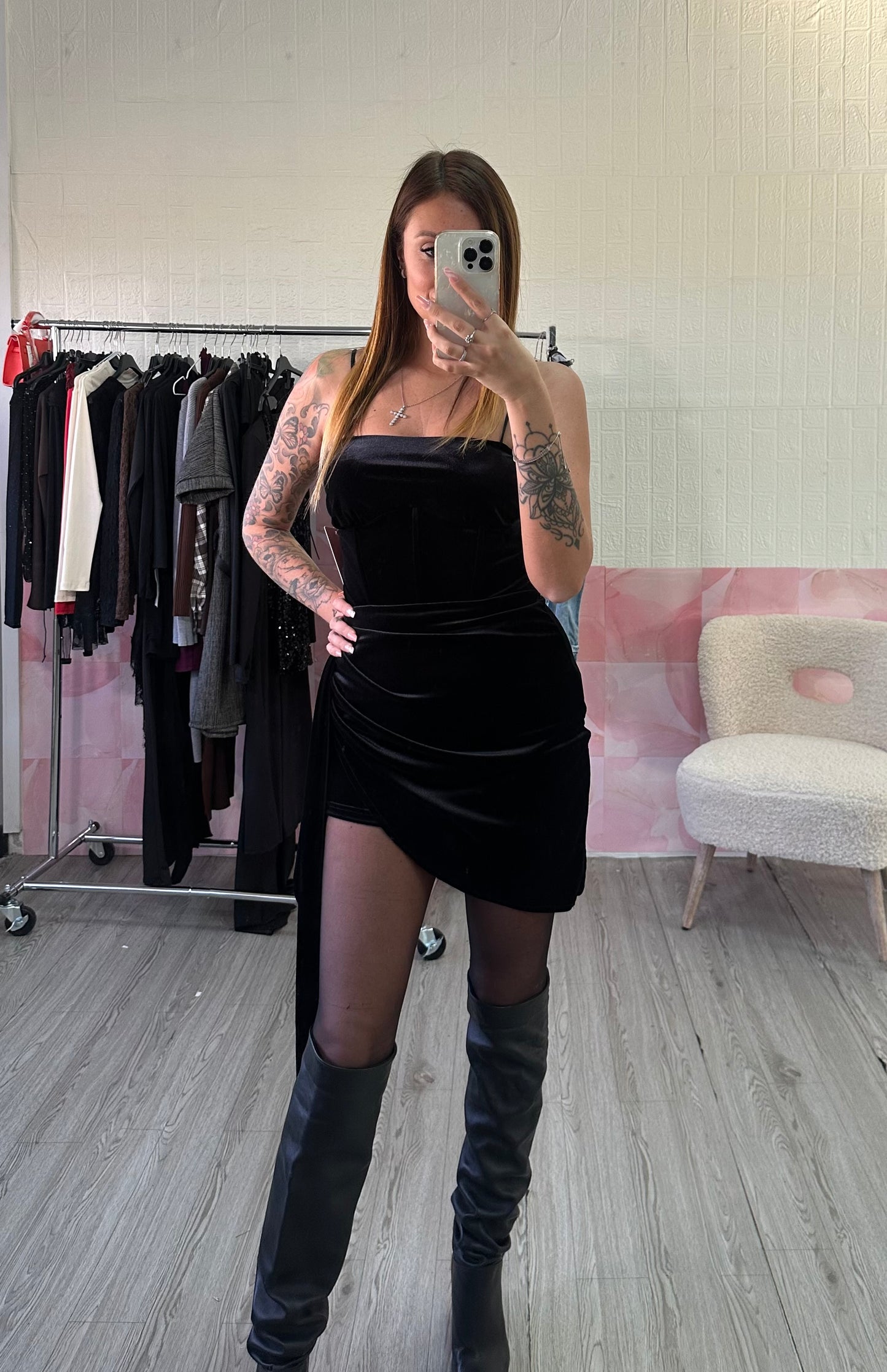 Vestito in velluto - JE_MI