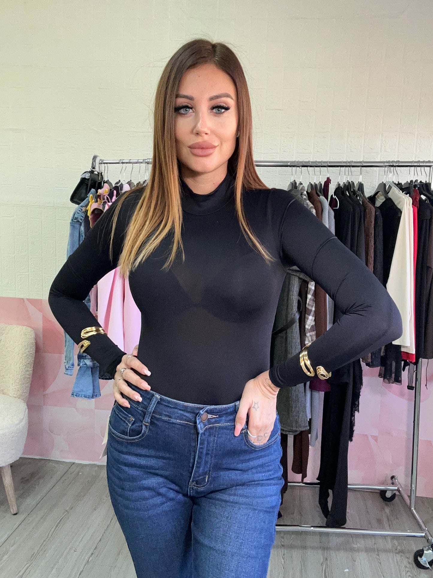 Body nero semi trasparente - JE_MI