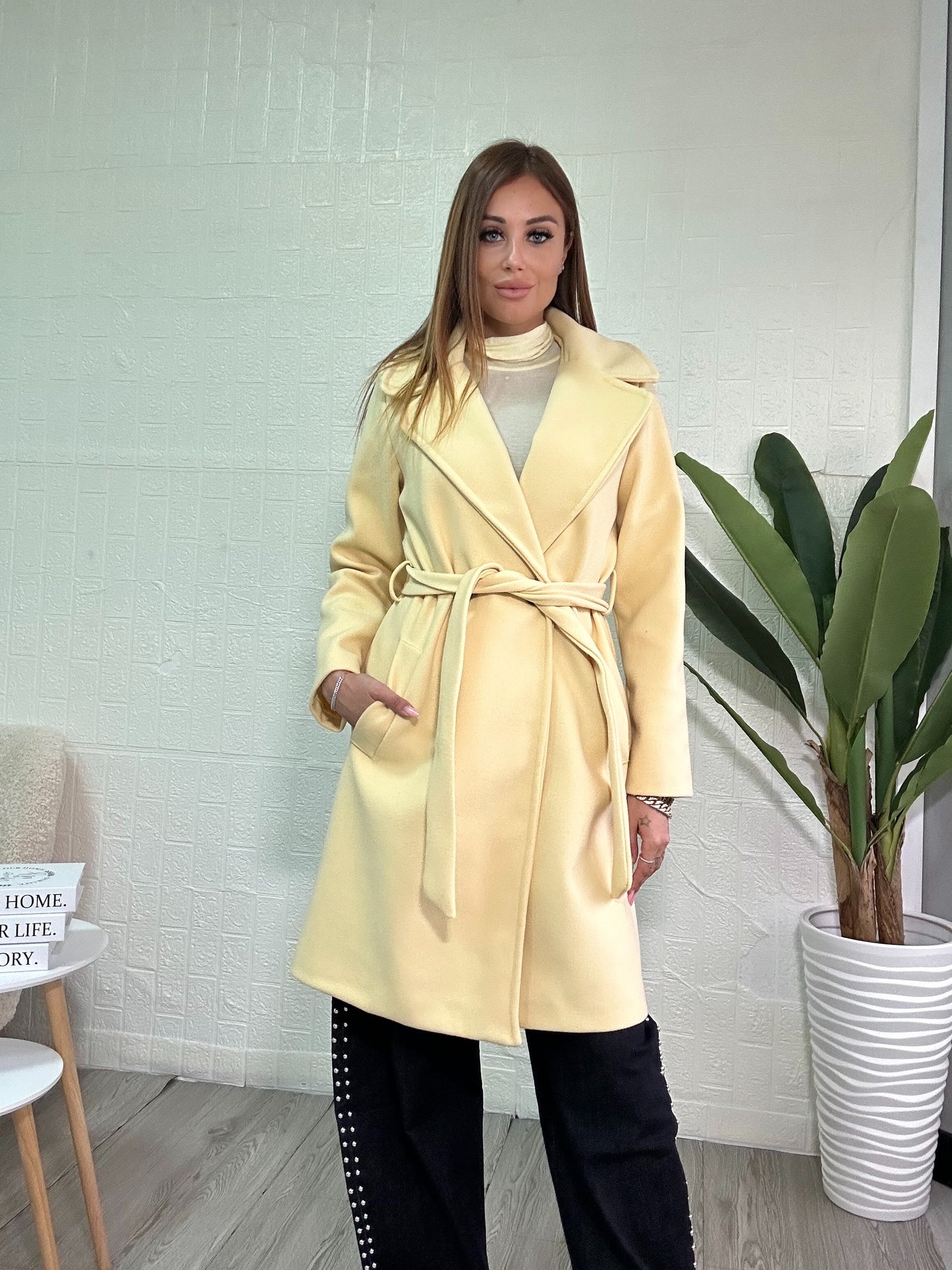 Cappotto Giallo Corto - JE_MI