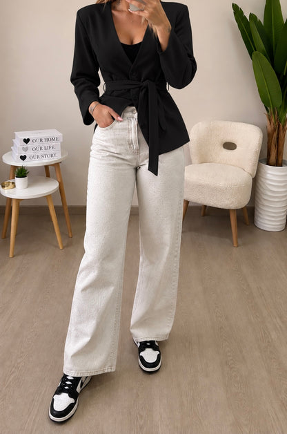 Blazer con cintura