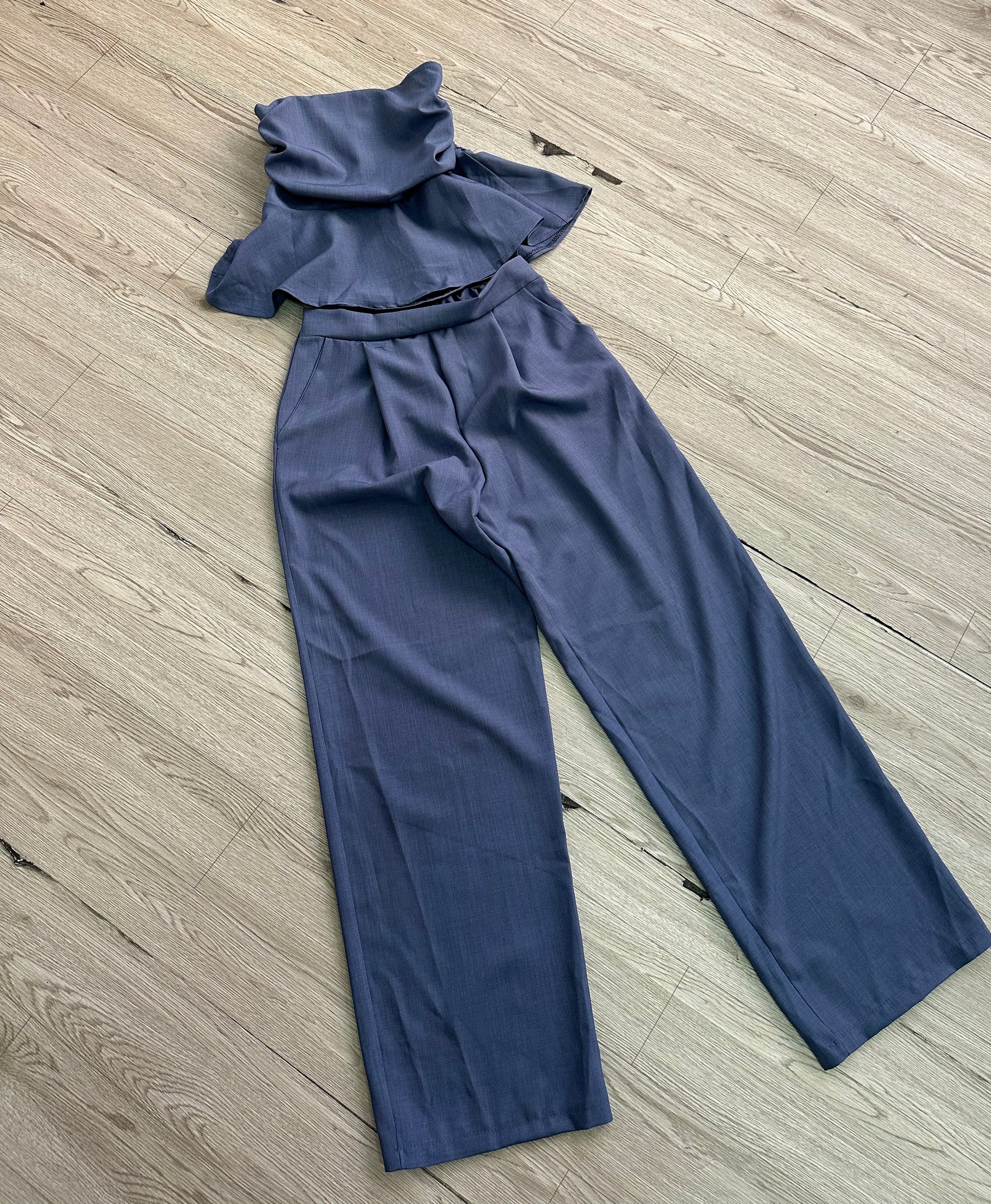 Coordinato con fascia a balza - JE_MI