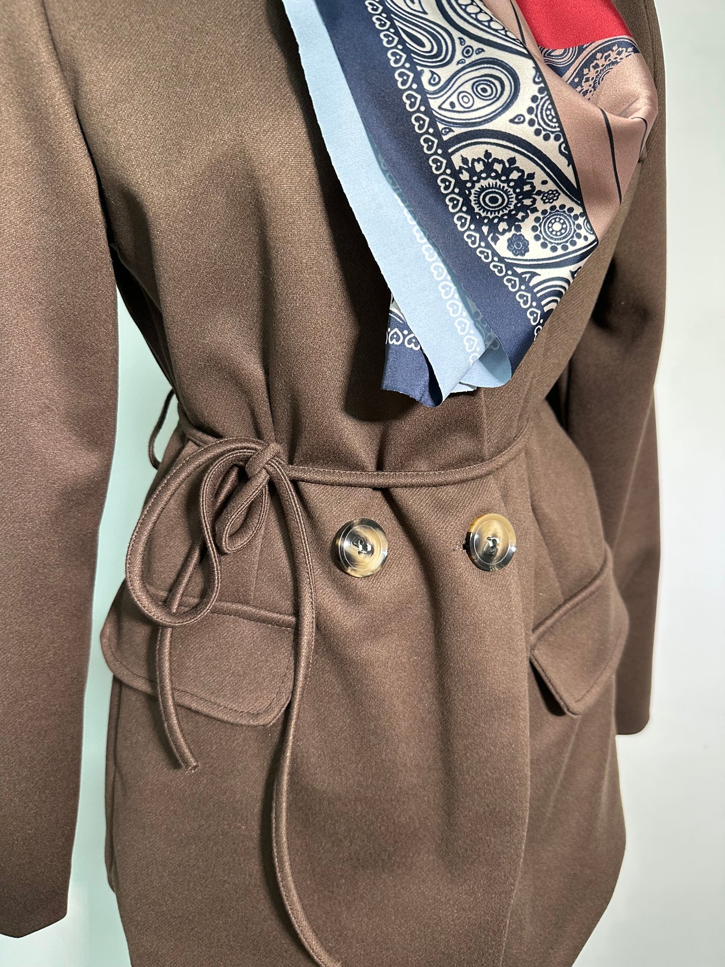 Giacca Blazer con foulard