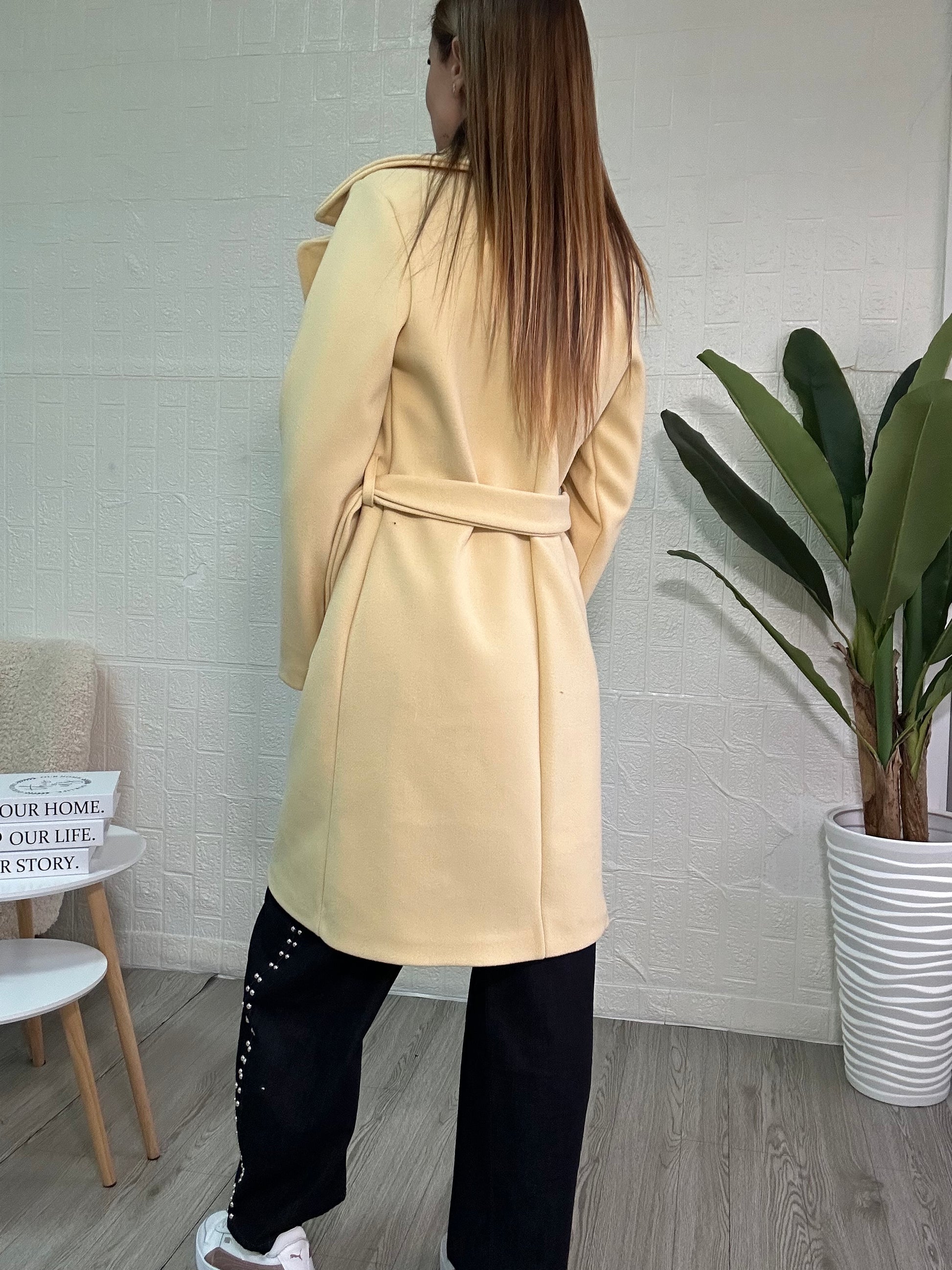 Cappotto Giallo Corto - JE_MI