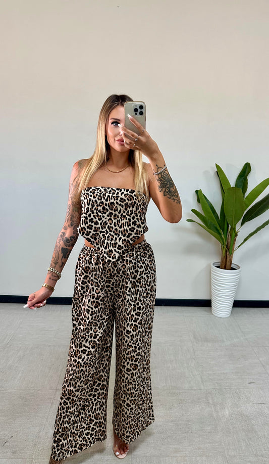 Completo Top & Pantalone Animalier - JE_MI