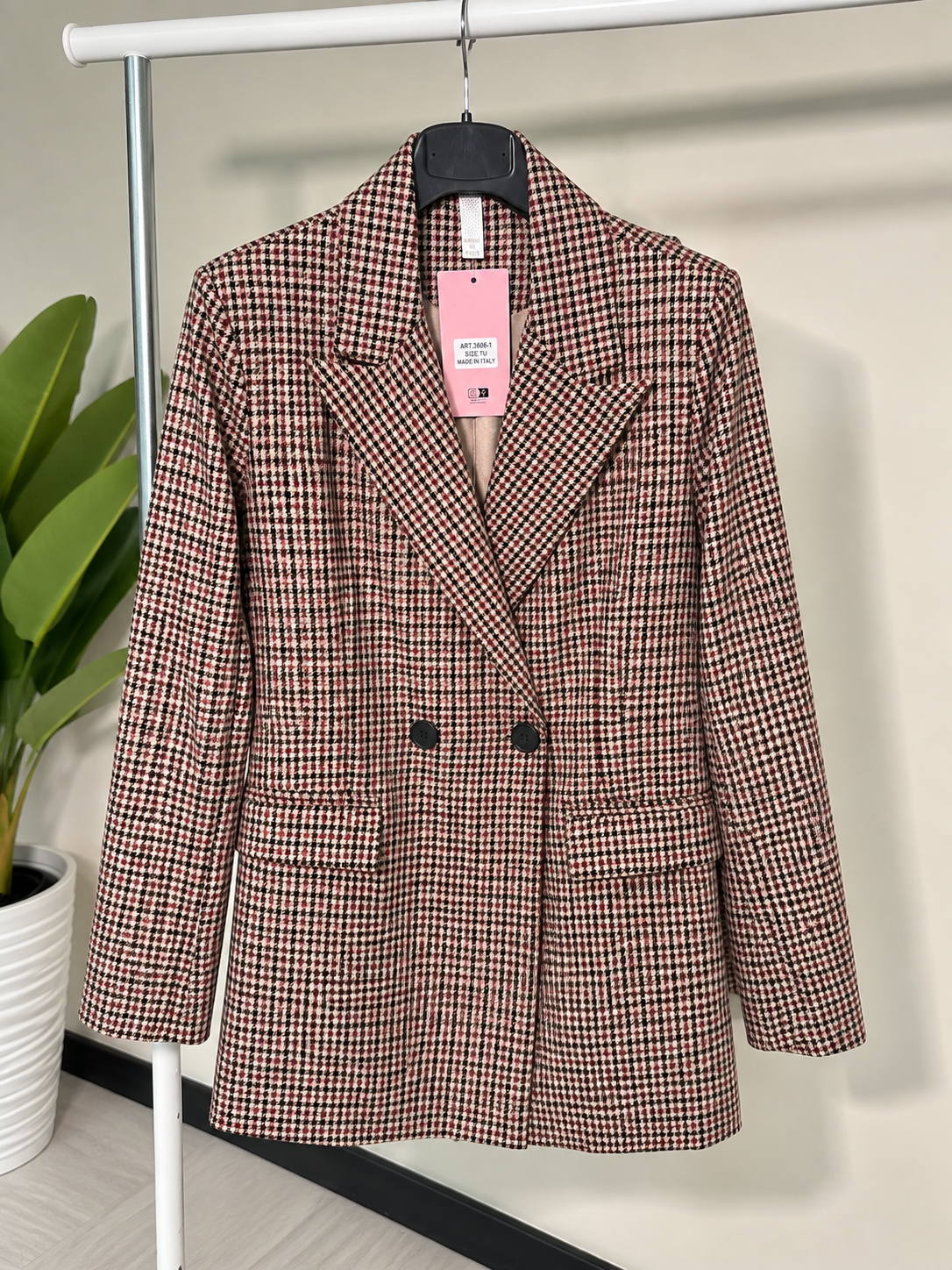 Blazer Pied de Poule