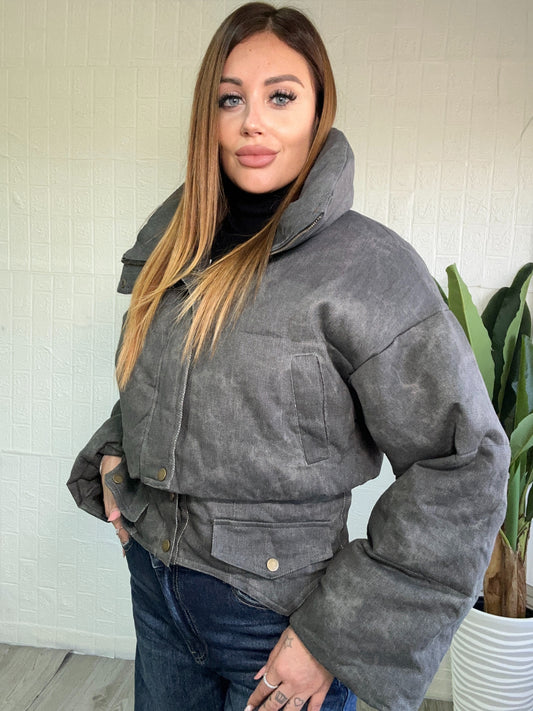 Bomber grigio - JE_MI