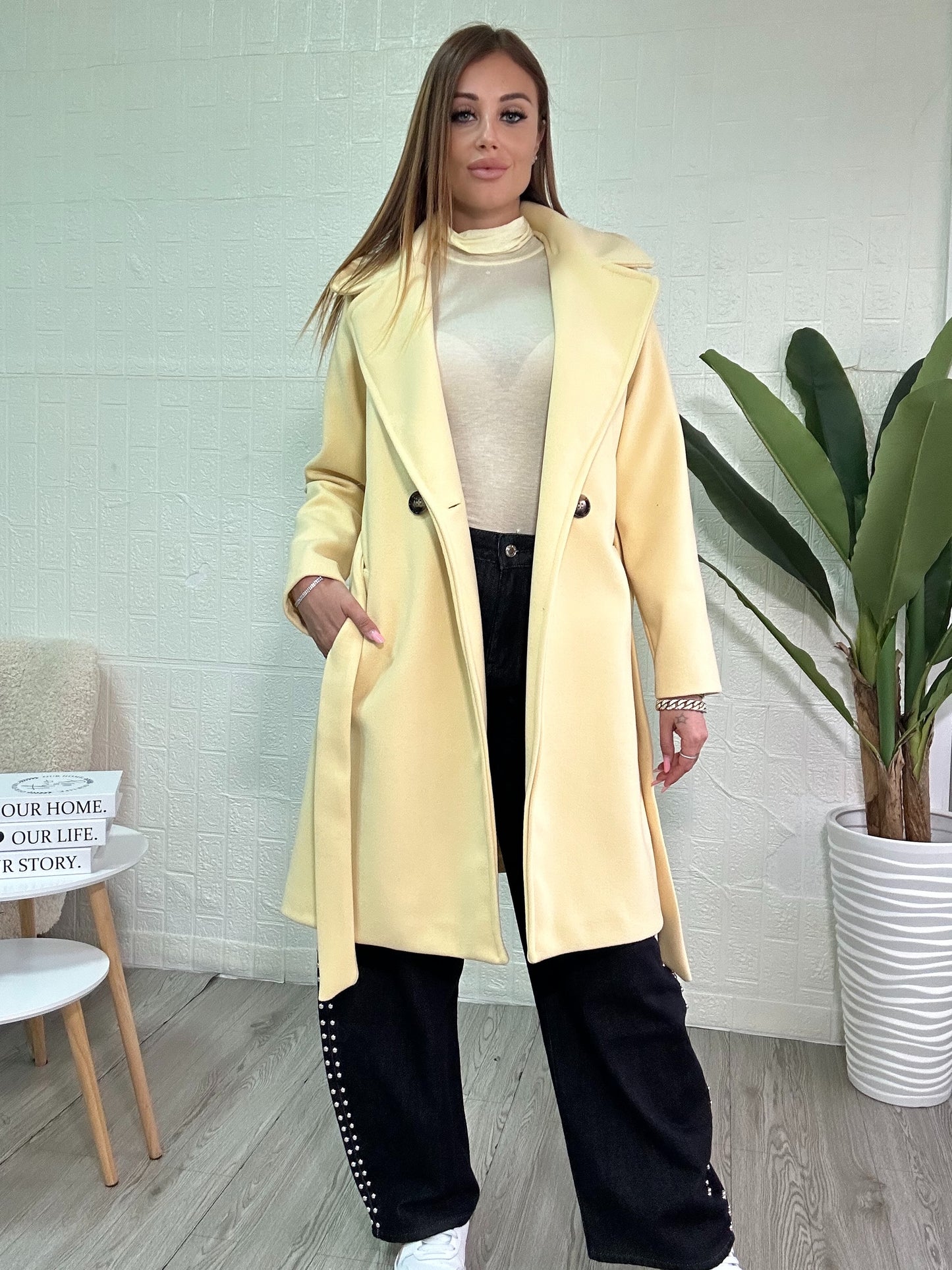 Cappotto Giallo Corto - JE_MI