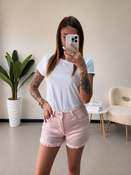 Shorts rosa